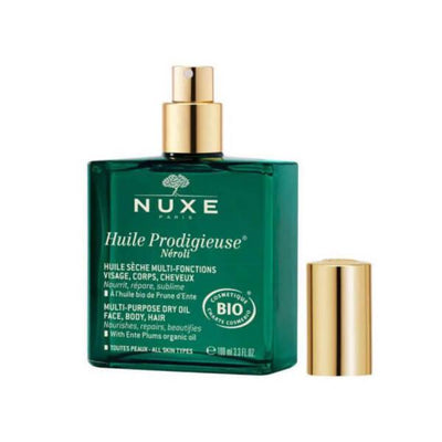 Nuxe Huile Prodigieuse Neroli: Certified Organic Dry Oil for Face, Body & Hair - Moisturizing, Calming Orange Blossom Sc