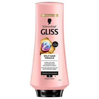 Gliss Split Hair Miracle Hair Repair Cream - 12.17 fl oz - Repairs Split Ends, Improves Manageability Gliss Split Hair Miracle - Hair Repair Cream 12.17 fl oz hair repair cream, split end treatment, hair care product, hair nourishment, Gliss Split Hair Miracle, hair repair, damaged hair, split ends, hair manageability, hair softness, hair care, hair treatment, hair restoration