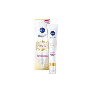 Nivea Cellular Luminous630 Anti-Spot Eye Cream - Dark Circle & Puffiness Reduction, Anti-Aging & Moisturizing for Sensitive Skin Nivea Eye Cream for Dark Circles & Puffiness - Anti-Aging & Moisturizing Eye Cream, Anti-aging Eye Cream, Dark Circle Reduction, Puffiness Reduction, Moisturizing Eye Care, Sensitive Skin Care, Nivea, Cellular Luminous630, Anti-Spot, Eye Care, Skincare, Anti-Aging, Moisturizing, Gentle Formula, Cooling Effect, Refreshing, Applicator, Cosmetic, Beauty, Dermatologically Tested