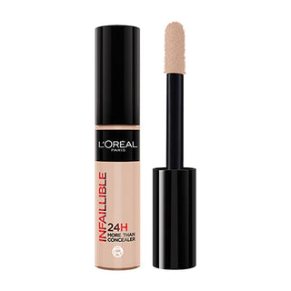 Loreal Paris Infaillible 24H Long-Lasting Full-Face Concealer - High Coverage, Waterproof Makeup Loreal Paris Infaillible 24H Concealer - Long-Lasting Coverage long-lasting concealer, full-face concealer, high coverage makeup, waterproof concealer, Loreal Paris Infaillible, makeup for sensitive skin, durable makeup, easy application concealer, creamy texture concealer, hydrating concealer, 24-hour coverage, special occasion makeup, daily makeup solution