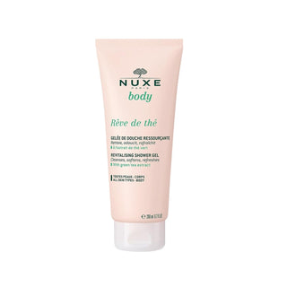 Nuxe Body Reve De The Refreshing Shower Gel 200ml - Invigorating Body Wash for Daily Use Nuxe Refreshing Shower Gel 200ml - Daily Body Wash Shower Gel, Nuxe Body Reve De The, Refreshing Body Wash, Canlandırıcı Duş Jeli, 200 ml Body Care, Body Wash, Daily Hygiene, Refreshing Fragrance, Nuxe, Gentle Body Wash, Invigorating Shower Gel, Daily Shower Routine, Natural Ingredients, Nourishing Body Wash, Luxury Body Care