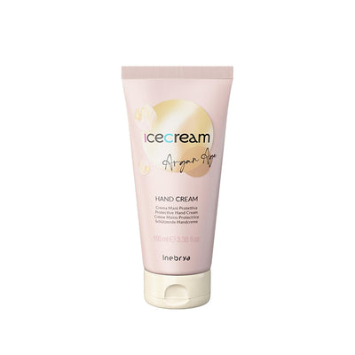 Inebrya Ice Cream Argan Age Hand Cream - Moisturizing Anti-Aging Hand Care with Argan Oil, 3.38 fl oz