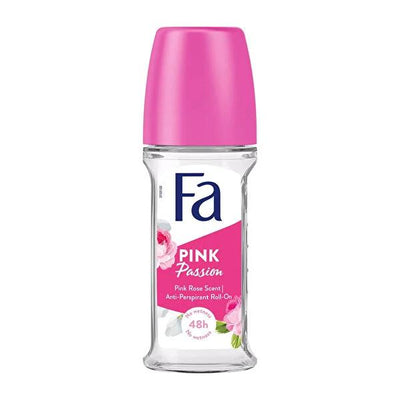 FA Roll On Pink Passion Anti-Perspirant Deodorant - Long Lasting Freshness, 1.69 fl oz