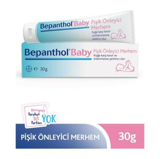 Bepanthol Baby Diaper Rash Cream - Hypoallergenic, Fragrance-Free, Dermatologist-Tested for Sensitive Skin