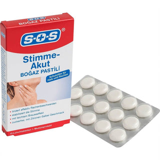 S.O.S Throat Lozenge 15 Tablets