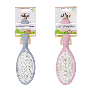 Eklips Detangling Hair Brush - Gentle, Eco-Friendly Hair Care for Tangle-Free Locks Eklips Detangling Hair Brush - Eco-Friendly & Gentle detangling hair brush, eco-friendly hair care, gentle hair brush, soft bristle hair brush, hair detangler, tangle-free hair, hair care routine, eco-friendly products, sustainable hair tools, hair brush for tangled hair, gentle hair care, scalp massage, ergonomic design, daily hair care, curly hair, wavy hair, straight hair, adult hair care, kids hair care