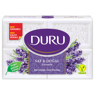 duru-lavender-natural-soap-600g, classic-white-soap-with-lavender-scent Duru Lavender Natural Soap - 600g Classic White Soap for Body and Laundry Duru Lavender Natural Soap - 600g Classic White Soap duru, lavender-soap, natural-soap, body-care, laundry-soap, classic-soap, aromatic-soap, eco-friendly, cruelty-free, ai-generated