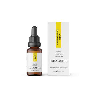 Skinmaster Anti-Spot Skin Serum 20ml - Brightens, Hydrates & Evens Skin Tone Skinmaster Anti-Spot Serum - Brightens & Evens Skin Tone Skin Serum, Anti-spot skincare, Hyperpigmentation treatment, Skin brightening serum, Dermatologist recommended skincare, Skincare for hyperpigmentation, Brightening serum, Skin hydration, Even skin tone, Radiant skin, Glowing skin, Skin renewal, Licorice Root Extract, Arbutin, Niacinamide, Glycolic Acid, Hyaluronic Acid