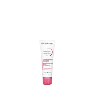 Bioderma Sensibio Defensive Moisturizing Cream for Sensitive Skin - Soothing, Hydrating, Antioxidant-rich