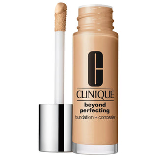 Clinique Beyond Perfecting Foundation + Concealer - Long-Lasting, Full-Coverage, Oil-Free Makeup for All Skin Types Clinique Beyond Perfecting Foundation + Concealer - Long-Lasting & Oil-Free long-lasting foundation, full-coverage concealer, oil-free makeup, natural matte finish foundation, sweat-resistant foundation, Clinique, foundation and concealer, makeup for all skin types, dermatologist-tested, non-acnegenic, fragrance-free, cleaner beauty, cosmetics, beauty products, skincare, makeup essentials