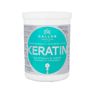 Kallos Cosmetics Keratin Hair Mask for Damaged & Chemically Treated Hair, 33.81 fl oz Kallos Keratin Hair Mask for Damaged Hair hair mask, keratin hair mask, milk protein hair mask, damaged hair repair, chemically treated hair care, hair nourishment, hair repair, Kallos Cosmetics, hair care products, keratin, milk protein