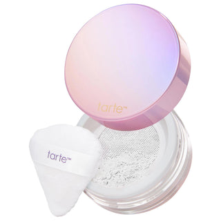 Tarte Creaseless Brightening Setting Powder - Amazonian Clay, Long-Lasting, Sweatproof Loose Powder for a Flawless Under Eye Tarte Setting Powder: Brighten & Set for 16H+ Flawless Wear setting powder, loose setting powder, brightening powder, creaseless setting powder, long-lasting setting powder, sweatproof setting powder, Amazonian clay powder, cruelty-free setting powder, paraben-free setting powder, under eye setting powder, makeup, face powder, face makeup, makeup enthusiasts, long lasting makeup, brig