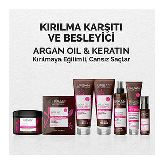 Urban Care Argan Oil & Keratin Leave-In Hair Cream: Anti-Breakage, Frizz Control & Damage Repair, 5.07 fl oz Urban Care Argan Oil Hair Cream: Repair & Smooth Frizz Argan oil hair cream, Keratin leave-in conditioner, Anti-breakage hair treatment, Frizz control hair product, Hair smoothing cream, Damaged hair repair, Leave-in hair conditioner, Hair breakage treatment, Hair Care Product, Hair Treatment, Leave-in Conditioner, Argan Oil, Keratin, Hair Repair, Frizz Control, Smoothing, Moisturizing, Hydrating, Fo