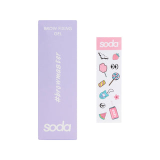 Soda Brow Fixing Gel Kaş Sabitleme Jeli 5 ml - Eyebrow Gel for Groomed Brows Soda Brow Fixing Gel - 5ml Eyebrow Gel brow fixing gel, eyebrow gel, Soda Brow Fixing Gel, Kaş Sabitleme Jeli, eyebrow care, brow care, makeup, cosmetics, beauty products, grooming, brow styling, eyebrow styling