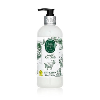 Eyüp Sabri Tuncer Natural Liquid Soap with Goat Milk - 16.91 fl oz, Gluten-Free, Cruelty-Free Natural Liquid Soap with Goat Milk - Gluten-Free & Cruelty-Free Natural liquid soap, Goat milk soap, Organic skincare, Cruelty-free soap, Gluten-free soap, Natural skincare products, Skincare routine, Sensitive skin care, Vegan-friendly soap, Eco-friendly soap
