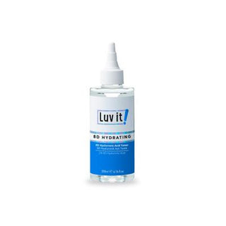 luvit 8d hyaluronic acid toner 200ml, close up of luvit 8d toner bottle, applying luvit hyaluronic acid toner, hyaluronic acid toner on a cotton pad Luv it! Hyaluronic Acid Toner - Deep Hydration | 200ml Luv it! Hyaluronic Acid Toner - Deep Hydration | 200ml hyaluronic-acid-toner, luv-it, skincare, moisturizing-toner, anti-aging, hydration, fresh-skin, blemish-free, dry-skin, ai-generated