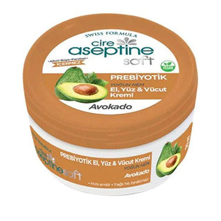 Cire Aseptine Soft Prebiyotik Avokado Moisturizing Cream - Dermatologically Tested, Paraben-Free, 1.01 fl oz Cire Aseptine Moisturizing Cream - Paraben-Free & Dermatologically Tested moisturizing cream, prebiotic skincare, avocado extract skincare, paraben-free moisturizer, dermatologically tested cream, skincare for dry skin, natural skincare products, sensitive skin care, non-greasy moisturizer, E vitamin skincare