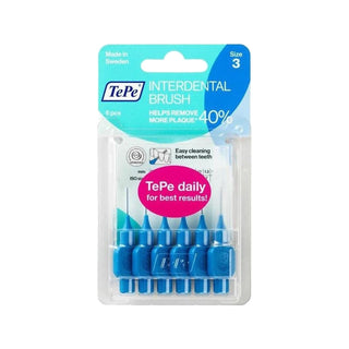Tepe 0.6 mm Interdental Brush Set of 6 - Effective Oral Hygiene for Tight Teeth Spacing Tepe 0.6 mm Interdental Brush - Improve Oral Hygiene interdental brush, Tepe interdental brush, 0.6 mm interdental brush, dental care, oral hygiene accessories, oral hygiene, dental hygiene, teeth cleaning, interdental cleaning, dental care products, oral care, Tepe oral care