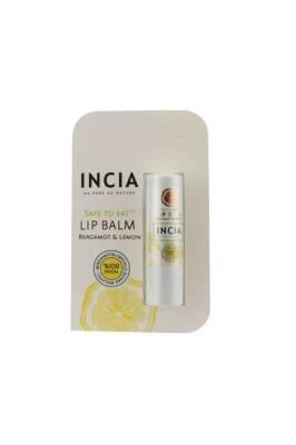 Incia Natural Bergamot & Lemon Lip Balm - Moisturizing, Organic, 100% Natural Ingredients Incia Natural Bergamot Lip Balm - Organic & Moisturizing natural lip balm, organic lip care, bergamot lip balm, lemon lip balm, shea butter lip moisturizer, chemical-free cosmetics, natural personal care, lip care for dry lips, organic skincare, natural ingredients, beeswax lip balm, nourishing lip balm