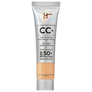 IT Cosmetics CC+ Cream: Full Coverage Color Correcting Foundation with SPF 50+ - Anti-Aging, Hydrating, Flawless Finish IT CC Cream: Full Coverage Foundation SPF 50+ | Color Correcting CC Cream, Full Coverage Foundation, SPF 50 Foundation, Color Correcting Cream, Anti-Aging Foundation, Hydrating Foundation, Makeup with SPF, Foundation for acne scars, Foundation for redness, Best full coverage CC cream, foundation, color correction, sun protection, full coverage makeup, anti-aging, hydration, flawless skin, 
