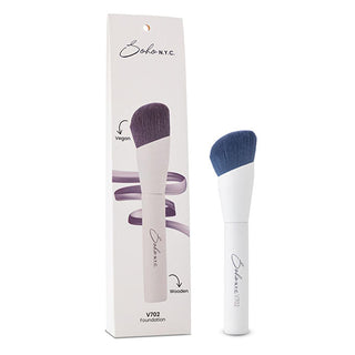 soho nyc vegan damla foundation makeup brush, flawless application with soho nyc vegan brush, eco-friendly vegan makeup brush from soho nyc Soho N.Y.C. Vegan Damla Foundation Makeup Brush V702 - Flawless Application for Makeup Enthusiasts | Vegan and Eco-Friendly Soho N.Y.C. Vegan Damla Foundation Brush soho-nyc, vegan, makeup-brush, foundation-brush, cruelty-free, eco-friendly, makeup-enthusiasts, synthetic-bristles, beauty-tools, ai-generated