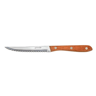 Lia Steak Knife with Wooden Handle - Ergonomic Design, High Durability & Hygienic Surface Lia Steak Knife - Ergonomic & Durable steak knife, ergonomic knife, steel knife, wooden handle knife, kitchen knife, durable kitchen tools, hygienic kitchen utensils, comfortable cooking experience, home cooks, kitchen essentials