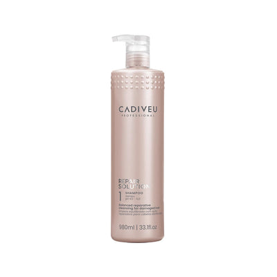 Cadiveu Repair Solution Onarıcı Saç Maske 980 ml - Nourishing Hair Mask for Damaged Hair