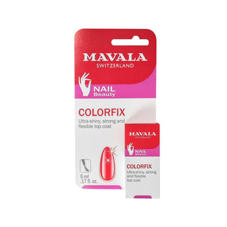 Mavala ColorFix Nail Polish Top Coat - Flexible Finish, 5ml Mavala ColorFix Top Coat for Long-Lasting Nail Polish nail polish top coat, colorfix technology, flexible nail polish, mavala colorfix, nail care products, long-lasting nail polish, nail polish protection, vibrant nail color, flexible finish, nail care, beauty products, cosmetics, nail health, nail protection