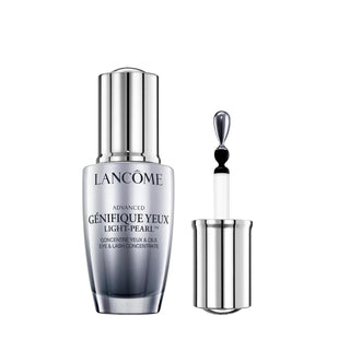 Lancôme Advanced Génifique De-Puffing Eye Serum: Reduce Dark Circles, Fine Lines & Eye Bags with Cooling Applicator Lancôme Eye Serum: Reduce Puffiness, Dark Circles & Wrinkles eye serum, de-puffing eye serum, anti-wrinkle eye serum, dark circle treatment, eye bag reducer, hydrating eye serum, caffeine eye serum, eye serum for sensitive eyes, fine line eye treatment, cooling eye applicator, eye care, skincare, puffiness, dark circles, fine lines, wrinkles, Bifidus Prebiotic, caffeine, arginine, sensitive sk