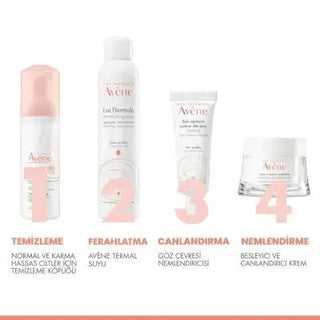 Avene Gentle Face Cleansing Mousse -  Sensitive & Normal to Combination Skin - Removes Makeup, Dirt & Oil - Avene Thermal Water - 5.07 fl oz (Dual Pack) Avene Cleansing Mousse: Gentle Face Wash for Sensitive Skin Avene cleansing mousse, face cleansing foam, gentle facial cleanser, makeup removing cleanser, normal combination skin cleanser, sensitive skin cleanser, Avene thermal water cleanser, face wash for sensitive skin, cleansing mousse for face, non-drying facial cleanser, facial cleanser, makeup remove