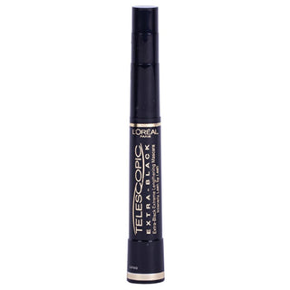 Loreal Paris Telescopic Carbon Black Mascara - Lengthening & Volumizing Formula for Dramatic Eye Look Loreal Paris Telescopic Mascara - Lengthening & Volumizing Loreal Paris Mascara, Telescopic Mascara, Carbon Black Mascara, Lengthening Mascara, Volumizing Mascara, Eye Makeup, Beauty Essentials, Cosmetic Products, Dramatic Eye Look, Lash Enhancement