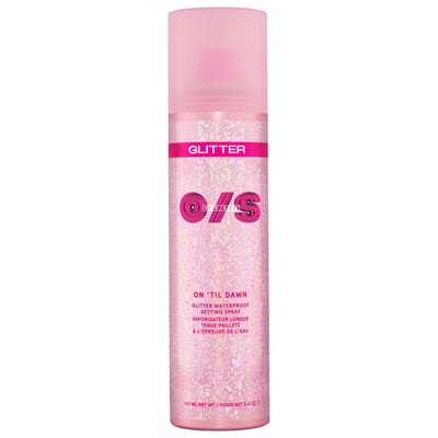 On 'Til Dawn Glitter Waterproof Setting Spray: 16HR Hold, Iridescent Shimmer, Vegan, Cruelty-Free Makeup Finishing Spray