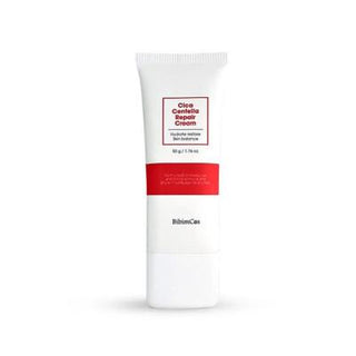 bibimcos cica centella repair cream 50g front view, bibimcos cica centella repair cream texture, bibimcos cica centella repair cream application Bibimcos Cica Centella Repair Cream - Soothing Moisture | 50g Bibimcos Cica Repair Cream - Soothing Moisture bibimcos, cica-repair-cream, centella-cream, skincare, moisturizer, sensitive-skin, soothing-cream, hydrating-cream, ai-generated, beauty
