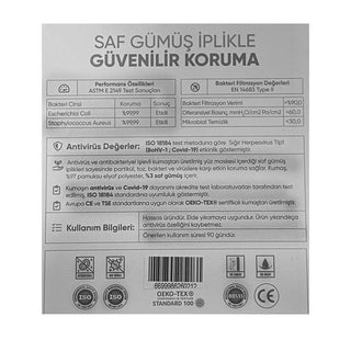 Siva Derm Pure Silver Antivirus Mask