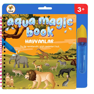 Lino Magic Painting Book: Reusable Water Coloring Book for Mess-Free Fun! Ideal Children's Art Activity, Toddler Coloring, Animals Theme Lino Magic Painting Book: Mess-Free Fun for Kids! magic painting book, water coloring book, reusable coloring book, mess-free coloring for kids, children's art activity, Lino magic book, toddler coloring book, water activated coloring book, kids coloring, magic water book, animals coloring book, reusable art, mess free art, travel activity, quiet time activity, arts and cr