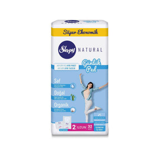 Sleepy Natural Daily Pad 2 Long 32 Pieces