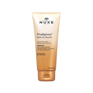 Nuxe Prodigieux Luxurious Shower Oil - 200ml for Soft, Hydrated Skin Nuxe Prodigieux 200ml Shower Oil for Soft Skin Shower oil, Nuxe Prodigieux, Luxurious skincare, Moisturizing shower products, 200 ml shower oil, Skincare, Cosmetics, Nuxe brand, Hydrating products, Cleansing products, Luxury skincare products, Shower essentials