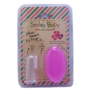 Smiley Baby Finger Toothbrush Pink