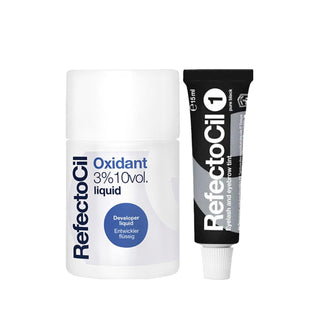 Refectocil Eyebrow and Eyelash Dye Kit No:1 - 15ml Dye + 100ml Oxidizing Agent Refectocil Eyebrow & Eyelash Dye Kit No:1 eyebrow dye, eyelash dye, Refectocil, Kaş ve Kirpik Boyası, cosmetic dye kit, beauty products, cosmetic products, eyebrow coloring, eyelash coloring, beauty enthusiasts, professional beauty products, personal grooming, makeup