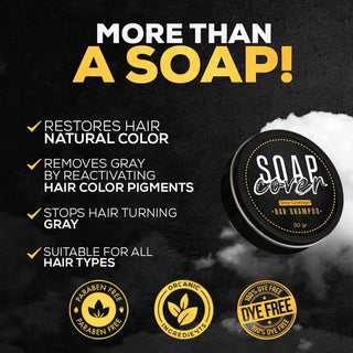 Hair Darkening Compressed SoapCover