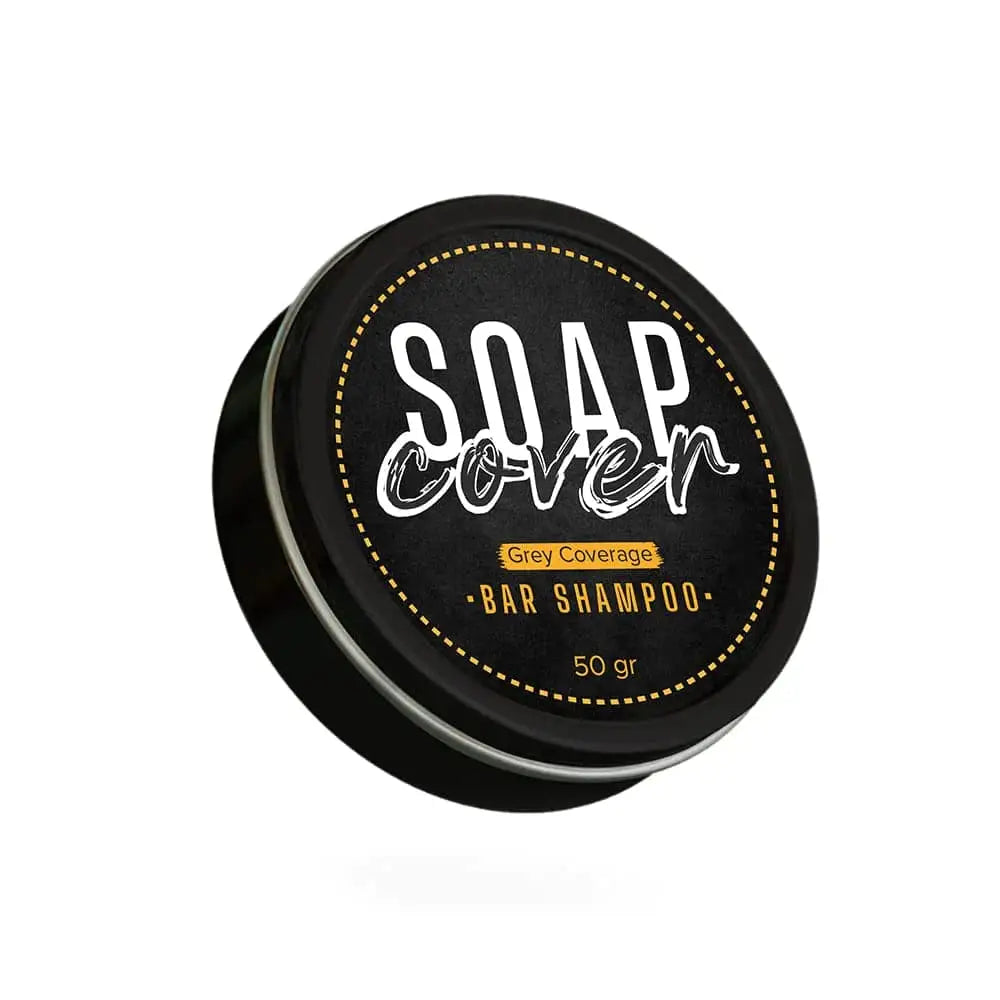 SoapCover Gray Hair Coverage Soap Hair Darkening Compressed