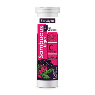 Sorvagen Sambucus Nigra Plus 15 Effervescent Tablets