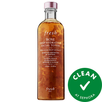 Rose Deep Hydration Toner - Alcohol-Free Facial Toner with Hyaluronic Acid for Dry, Dehydrated Skin & Minimizing Pores -