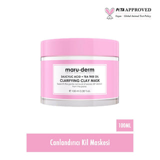 Maruderm Salicylic Acid Clay Face Mask with Tea Tree Oil - 3.38 fl oz, Vegan Skincare Maruderm Salicylic Acid Face Mask - Natural Acne Solution Clay Face Mask, Salicylic Acid Skincare, Tea Tree Oil Benefits, Vegan Skincare Products, Natural Acne Treatment, Acne Solution, Blackhead Remover, Pore Minimization, Skincare Routine, Natural Skincare, Vegan Beauty, Cruelty-Free Skincare, Face Mask, Skincare Essentials, Glowing Skin, Healthy Skin