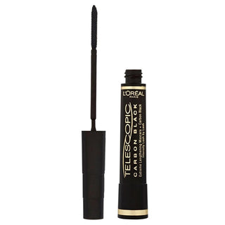 Loreal Paris Telescopic Carbon Black Mascara - Lengthening & Volumizing Formula for Dramatic Eye Look Loreal Paris Telescopic Mascara - Lengthening & Volumizing Loreal Paris Mascara, Telescopic Mascara, Carbon Black Mascara, Lengthening Mascara, Volumizing Mascara, Eye Makeup, Beauty Essentials, Cosmetic Products, Dramatic Eye Look, Lash Enhancement