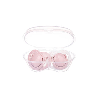 mamajoo orthodontic pacifiers with sterilization box powder pink, mamajoo powder pink orthodontic pacifiers set, packaging of mamajoo orthodontic pacifiers with sterilization box Mamajoo Orthodontic Pacifiers with Sterilization & Storage Box - Powder Pink Design for Ages 12 Months+ | Pack of 2 Mamajoo Orthodontic Pacifiers & Sterilization Box mamajoo, orthodontic-pacifiers, sterilization-box, baby-products, pacifier-set, parenting, hygienic-baby-care, bpa-free, infant-care, ai-generated
