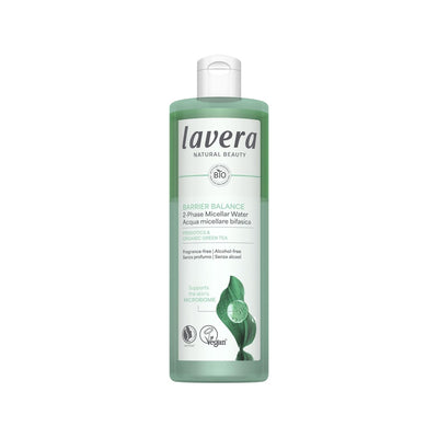 Lavera Barrier Balance 2-Phase Micellar Water - Gentle Makeup Remover for Sensitive Skin, Natural & Organic Cleanser - 4