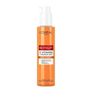 L'Oréal Paris Revitalift Vitamin C Facial Cleanser - Brightening, Pore Minimizing, Anti-Oxidant Face Wash with Salicylic Acid for Softer, Smoother Skin L'Oréal Paris Vitamin C Brightening Facial Cleanser - 5.07 fl oz Vitamin C facial cleanser, Salicylic Acid skincare, Brightening face wash, Pore minimizing cleanser, Anti-oxidant facial cleanser, Facial cleanser, Skincare routine, Anti-aging skincare, Brightening skincare, Pore reduction, Gentle cleansing, Soft skin, Smooth skin, Radiant skin, Glowing skin, 