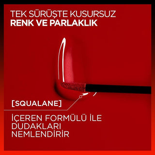 L'Oreal Paris Infaillible Laque Resistance: Long-Lasting, High-Shine, Moisturizing Liquid Lipstick for All-Day Glamour L'Oreal Infaillible: Long-Lasting, High-Shine Liquid Lipstick liquid lipstick, glossy lipstick, long-lasting lipstick, moisturizing lipstick, squalane lipstick, non-sticky lipstick, Loreal lipstick, bright lipstick, shine lipstick, lipstick, lip color, intense shine, long lasting, hydration, squalane, non-sticky, angled applicator, beauty, cosmetics, makeup, lip gloss, vibrant color, all-da