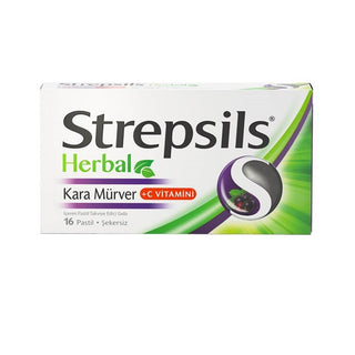 Strepsils Herbal Elderberry Sugar-Free Lozenge